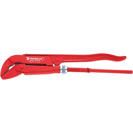 Stahlwille Tools Pipe wrench Size2 L.560 mm max.jaw opening 78 mm head handles 65490555